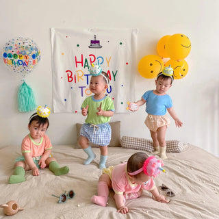 Checkered Playtime Shorts Set - RYAN AND REMI