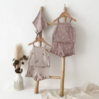 Printed Camisole Pajama Set - RYAN AND REMI