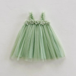 3D Flower Mesh Dress - RYAN AND REMI