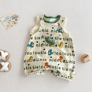 Dinosaur Jumpsuit T-shirt Outfit - RYAN AND REMI