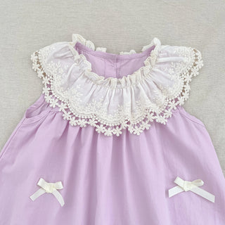 Sisters Lace Petal Collar Outfit - RYAN AND REMI