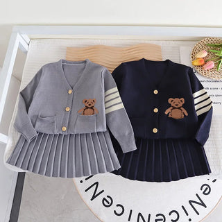 Preppy Skirt Sweater Set - RYAN AND REMI
