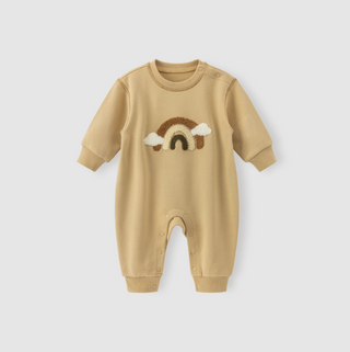 Fuzzy Patch Contrast Jumpsuit