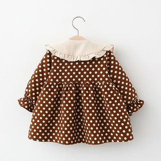 Polka Dot Ribbon Dress - RYAN AND REMI