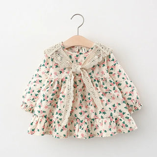 Floral Lace Shawl Dress - RYAN AND REMI
