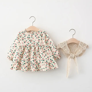 Floral Lace Shawl Dress - RYAN AND REMI