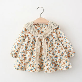 Floral Lace Shawl Dress - RYAN AND REMI