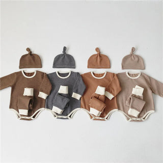 Striped Leggings Set. 3Pcs - RYAN AND REMI