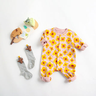 Cartoon Baby Girls Rompers - RYAN AND REMI