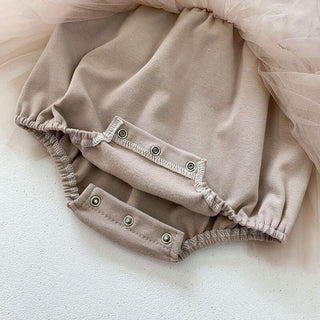 Baby Long Sleeve Tulle Romper - RYAN AND REMI