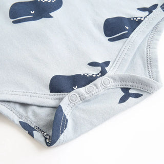 Boys Aqua Print Bodysuit - RYAN AND REMI