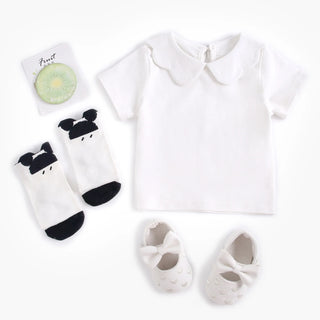Girls Peter Pan Collar Shirt - RYAN AND REMI