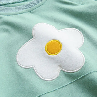 Flower Long Sleeve Onesie - RYAN AND REMI