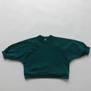 Neutral Cotton Sweatshirt Top - RYAN AND REMI