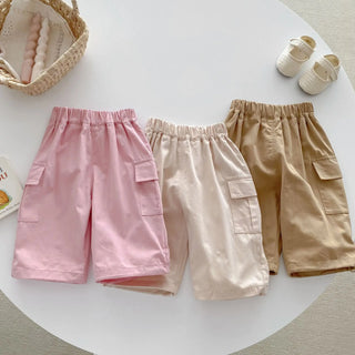 Solid Cargo Casual Trousers - RYAN AND REMI