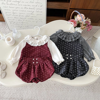 Leafy Doll Ruffled Set. 3Pcs - RYAN AND REMI