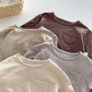 Long Sleeve Bamboo Cotton T-shirt - RYAN AND REMI