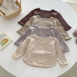 Long Sleeve Bamboo Cotton T-shirt - RYAN AND REMI