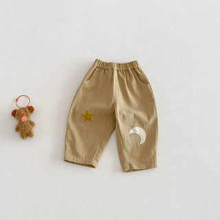 Moon Star Patch  Pants