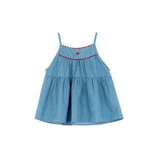 Camisole Denim Dress - RYAN AND REMI