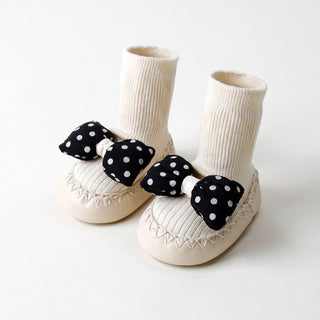 Contrast Bow Walker Shoes - RYAN AND REMI