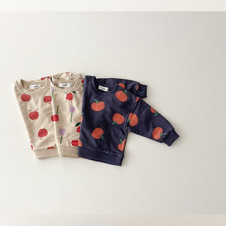 Rose Print Long Sleeve Top - RYAN AND REMI