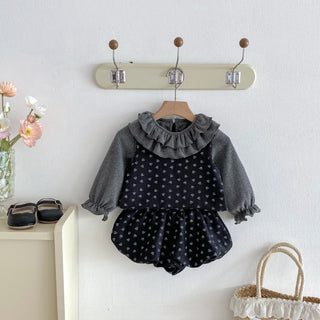 Leafy Doll Ruffled Set. 3Pcs - RYAN AND REMI