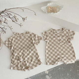 Checkered Shorts Play Set - RYAN AND REMI