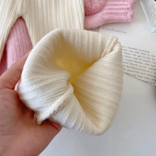 Fluffy Ball Sweater Set