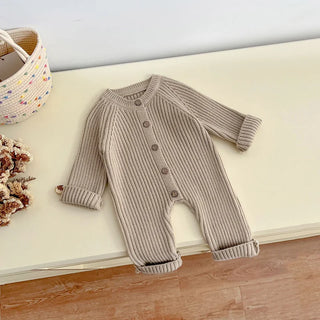 Soft Neutral Knit Jumpsuit - RYAN AND REMI