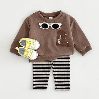 Penguin Striped Pants Set - RYAN AND REMI