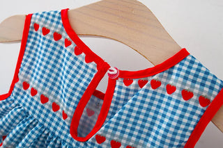 Sleeveless Cherry Dress With Bag