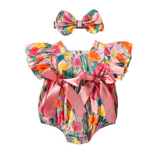 Tulip Romper and Headband