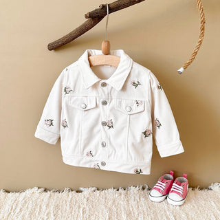 Flower Embroidery Jacket - RYAN AND REMI