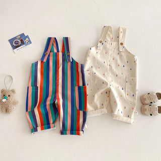 Striped Polka Dot Playsuit - RYAN AND REMI