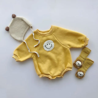 Fuzzy Smile Bodysuit - RYAN AND REMI