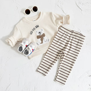 Cute Animal Lounge Stripe Set - RYAN AND REMI