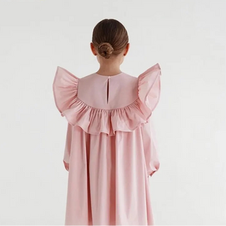Flying Sleeve Ruffle Dress - RYAN AND REMI