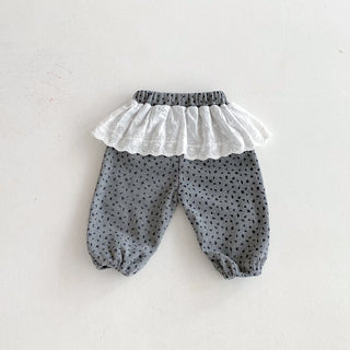 Lace Ruffle Lounge Pants - RYAN AND REMI