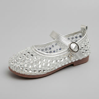 Children's Summer Sandals New Soft Bottom Kids Sandals for Girls Fashion Sequin Causal Beach Shoes Non-slip Breathable Mesh - RYAN AND REMI