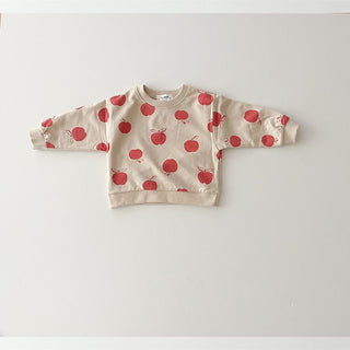 Rose Print Long Sleeve Top - RYAN AND REMI