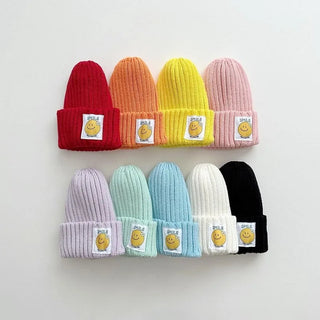 Smiley Face Beanie Hat - RYAN AND REMI