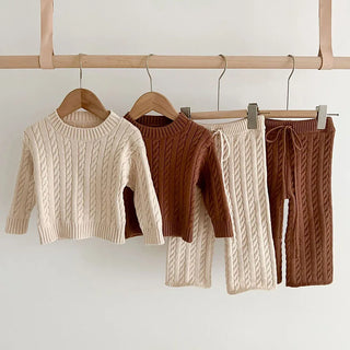 Solid Knitted Lounge Set - RYAN AND REMI