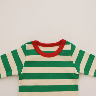 Striped Christmas Loungewear Outfit - RYAN AND REMI