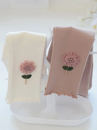 Flower Stitch Skinny Pants - RYAN AND REMI