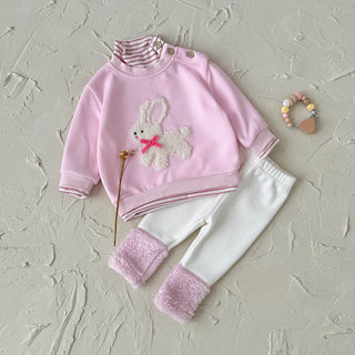 Plush Bunny Rabbit Sweater Set - RYAN AND REMI
