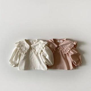Loose Peter Pan Collar Top - RYAN AND REMI