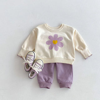 Flower Sweater Jogger Set - RYAN AND REMI