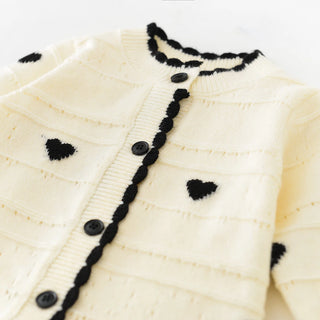 Heart Print Knit Jumpsuit