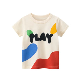 Play Graffiti Print T-Shirt